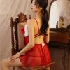 427 Christmas Gift Red Bridal Lingerie Plus Size Passionate Style