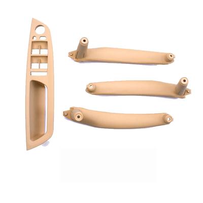 Set Beige Black Armrest Car Left Front Driver's Seat LHD Interior Door Handle Inner Panel Pull Trim Cover For BMW E70 E71 X5