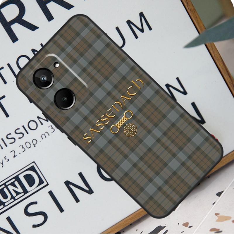 Outlander Fraser Tartan For Realme C67 C55 C53 C51 C35 C33 C31 C30 C25s C21Y GT Neo 6 GT5 9 10 11 12 Pro Plus Case