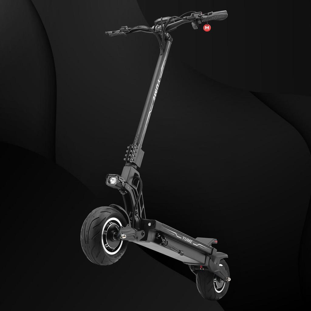YUME HAWK PRO Premium Electric Scooter, 3000W Dual Motor, 80km/h Top Speed, 96km Range, 10" Street Tires, NFC & App Control
