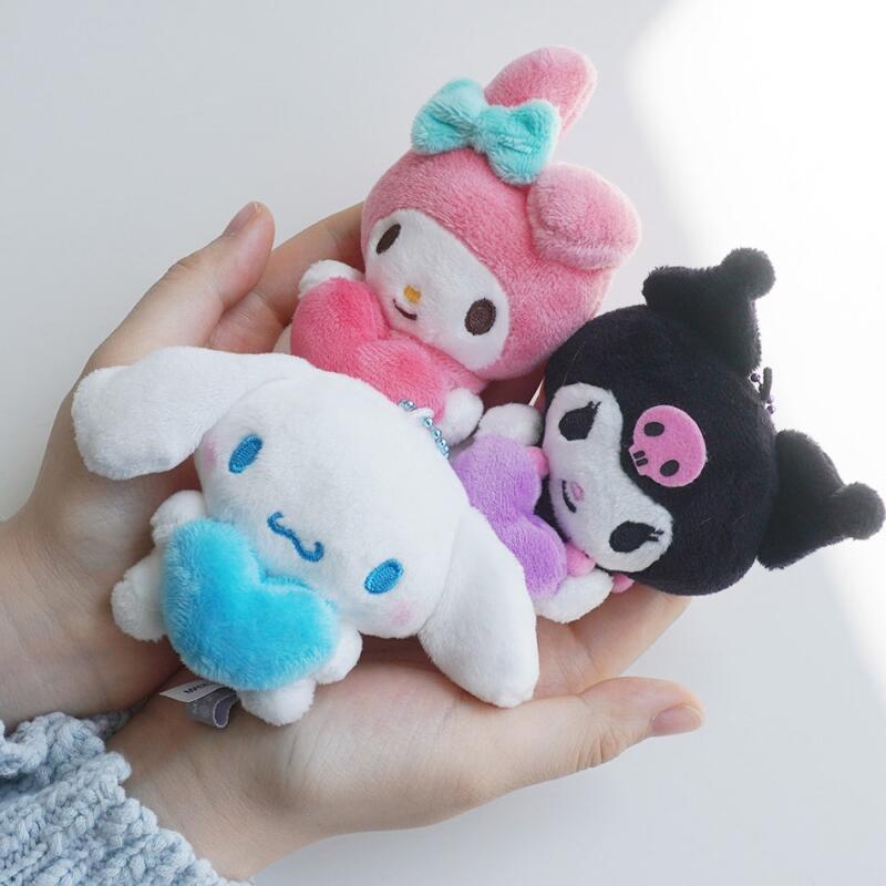 Sanrio Heart Doll Keychain 3 Types Authentic Cinnamoroll My Melo
