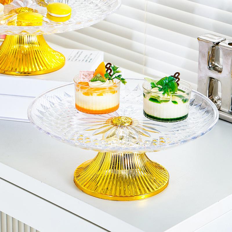 Elegant Snack Plate for Coffee Table: Ideal for Fruit, Desserts, Afternoon Tea, and Candy.