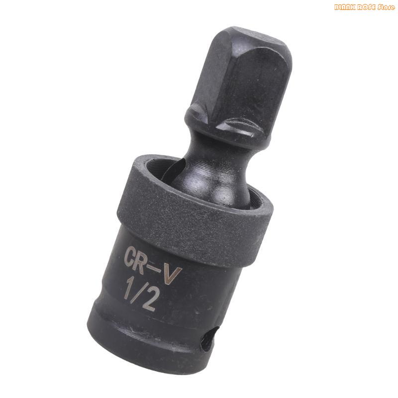K1AE Professional 1/2Inch Drive Universal Joint Adapter Reinforced Steel Construction Square Socket For Power Tool