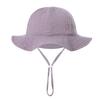 Accessories Kids Summer Autumn Baby Fisherman's Hat Solid Prints Muslin Cotton Panama Girls Hat Beach Infant Sun Protection Cap