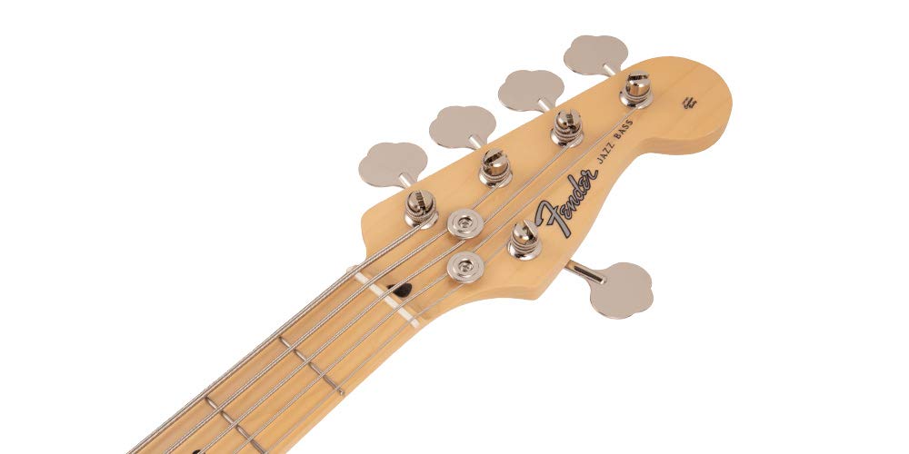 Fender Made In Japan Hybrid II Jazz Maple Vintage Natural Bass® V, Fingerboard,
