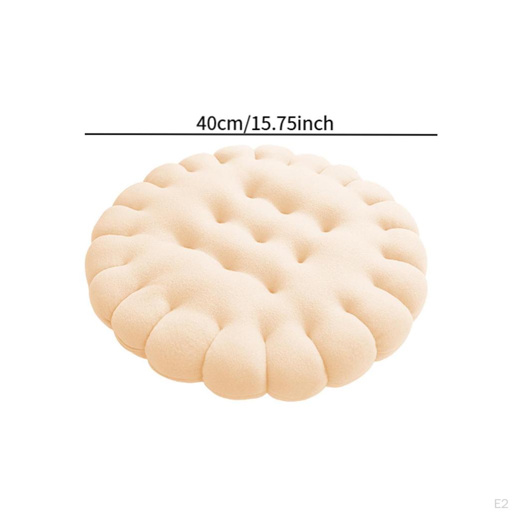 Biscuit Shape Cushion Chair Pad Butt Cute Soft Comfortable Simple Throw Pillow Floor