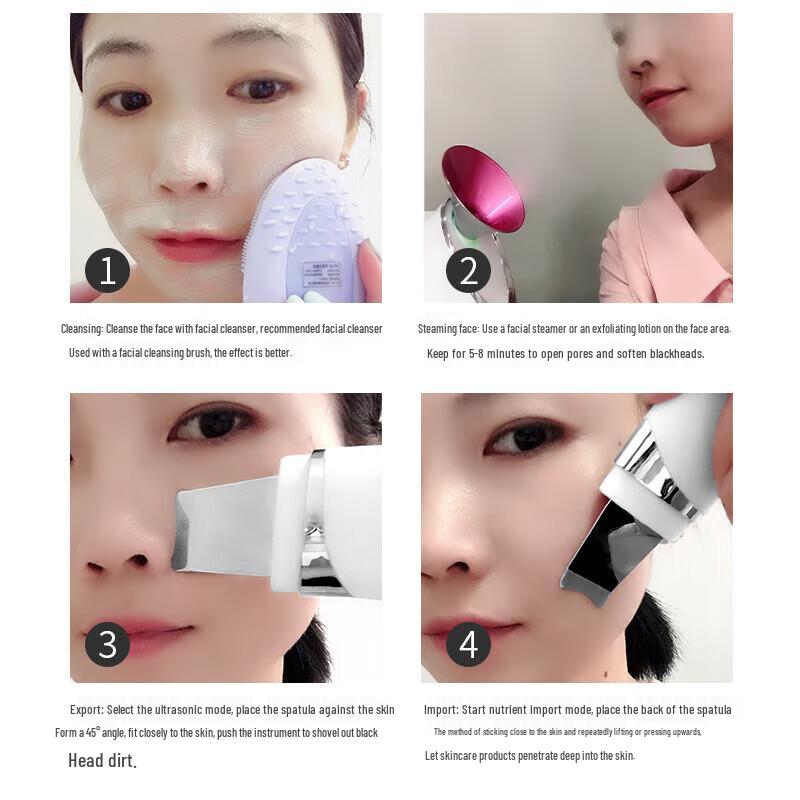 KinGDOM Ultrasonic Skin Scrubber Blackhead Remover