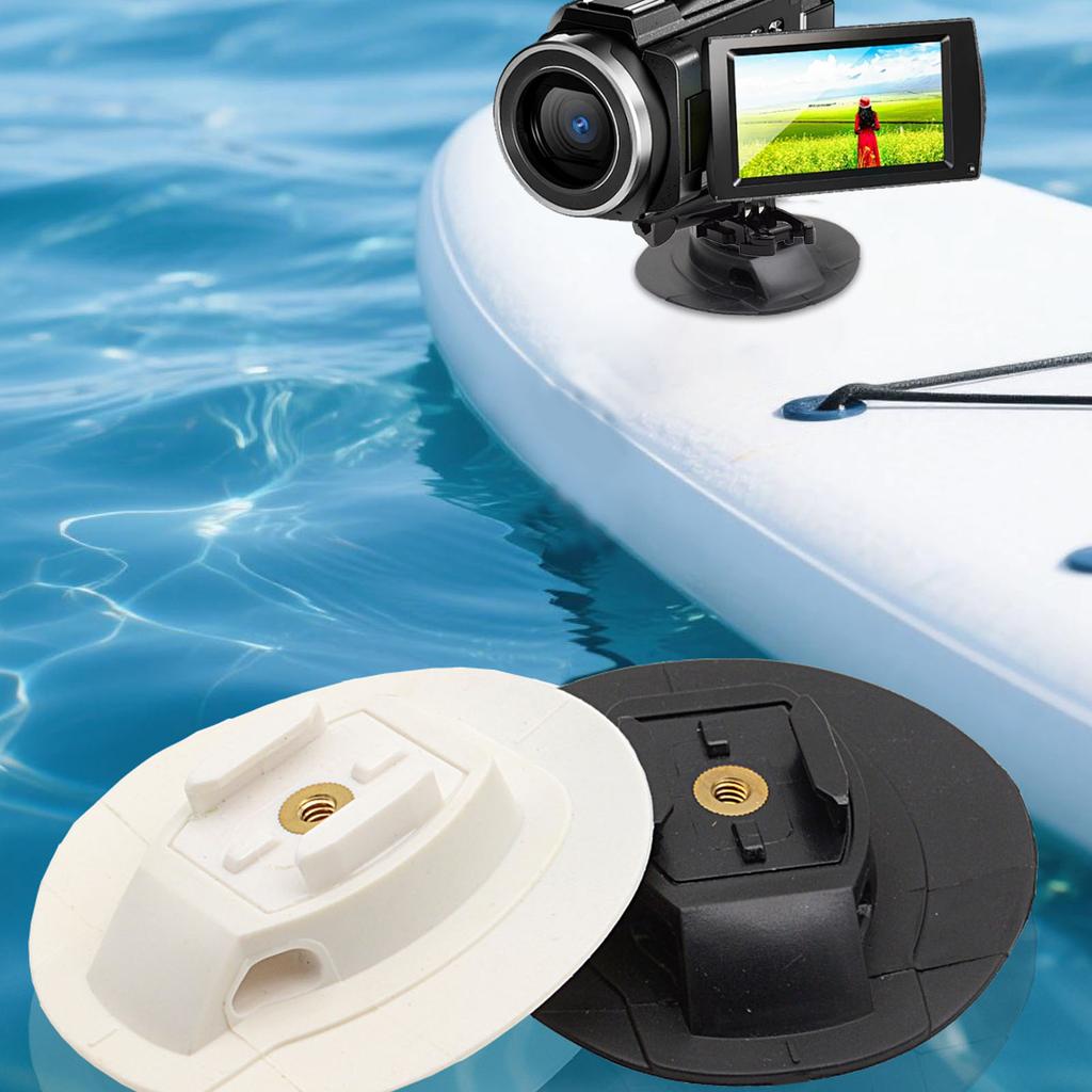 Base de Montagem de Câmera para Prancha de Surf Substituição Suporte de Montagem de Câmera para Prancha de Surf Caiaque Suporte PVC Suporte Fixo de Câmera para Prancha de Surf