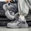 Nowa Moda Męskie Cztery Pory Roku Wygodne Buty na Grubej Podeszwie Studenci Chłopcy Modne Miękka Podeszwa Oddychające Casualowe Sneakersy do Biegania