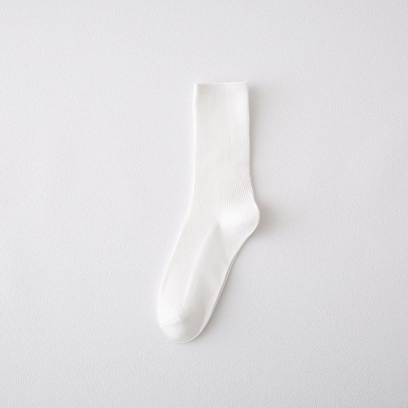 Female Autumn Fashion New Colorful Candy Color In The Tube Pile Socks