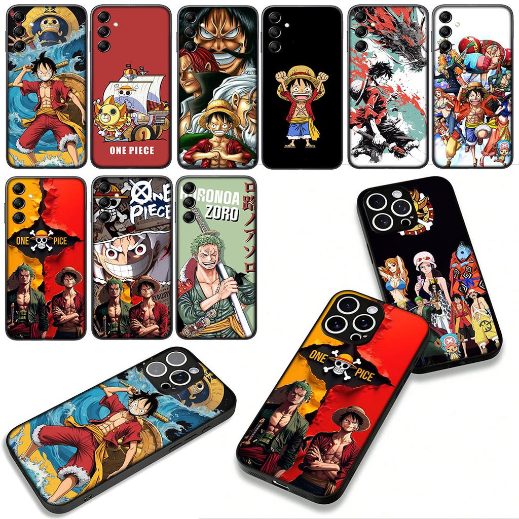 Phone Cover Luffy One Piece Roronoa Zoro Casing for Apple iPhone 16 15 14 Plus 13 12 Mini 17 Pro Max + ProMax 16E Air 15+ Case