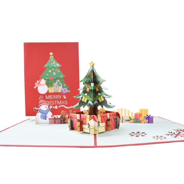 Pop-Up Cards Christmas Party Decorations New Year Greeting Card Party Invitation