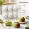 Chocolate Treat Tray with 6 Nut Shell Cavities, Flexible Baking Form for Table Service, Dessert Display, Daily Use, and Creative Serving Presentation