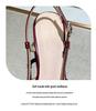 Fuxing - Tacones altos de aguja con punta francesa y lazo para mujer: elegantes sandalias de punta cerrada para el verano