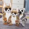 Simulation Forest Animal Big Eyes Lemur Doll Plush Toy Little Monkey Long Tail Lemur Doll Ragdoll