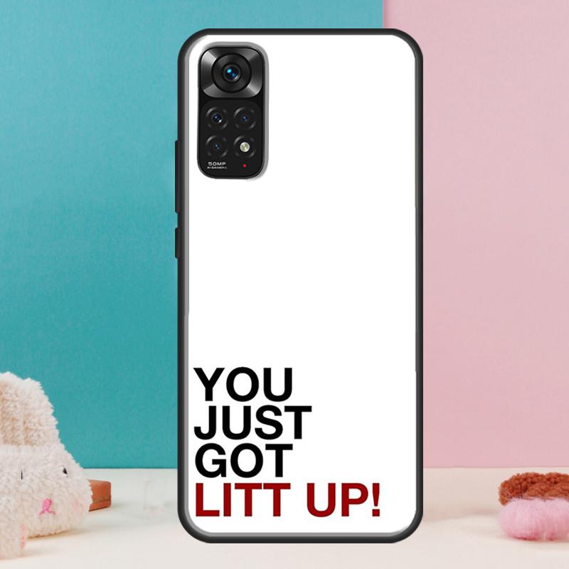 

You just got LITT UP! Case For Xiaomi Redmi Note 14 13 12 Pro 11 9 10 9S 10S 11S 12S Redmi 14C 13C 10C 12C Cover Redmi Note 12 4G