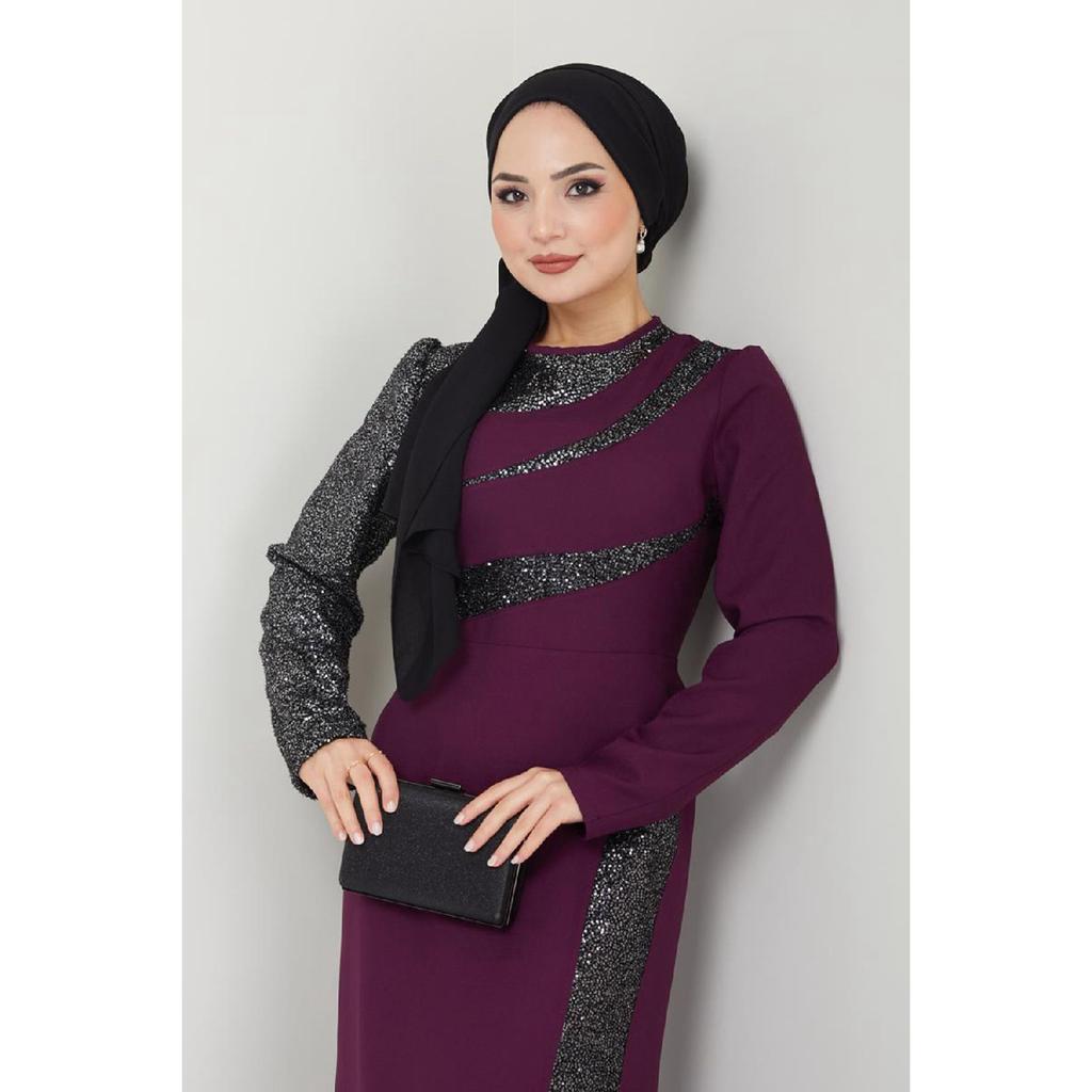 Îmbrăcăminte pentru femei Rochie de seară Rochie de pește cu paiete de modă 2710 Negru