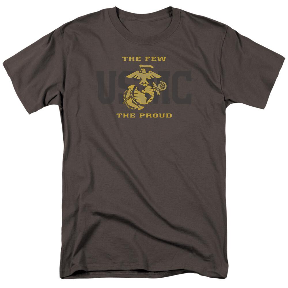 US Marine Corps USMC Split Tag Licensed Adult T-Shirt XXL