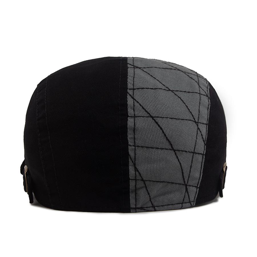 Letter Label Men Berets Fashion Embroidery Vintage Newsboy Cap Spring Autumn Flat Caps For Male Casual Outdoor Women Sun Hat