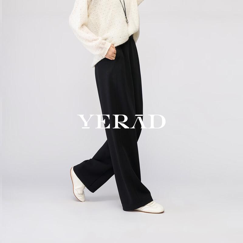 Ya Lida Women's Lyocell Blend Slim Straight Wide-Leg Casual Pants
