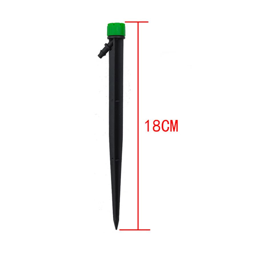 Ground-Mounted 13x18cm Adjustable 360° Eight-Hole Irrigation Sprinkler Head for Gardens