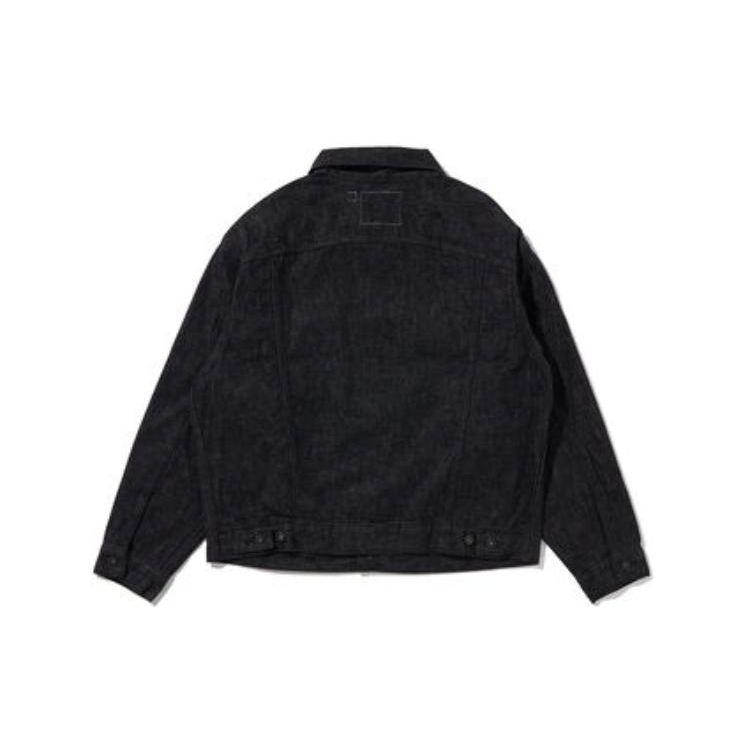 Levis Lmc High-End Loose Fit Black Gray Mens Denim Jacket Men Jacket 21261-0025
