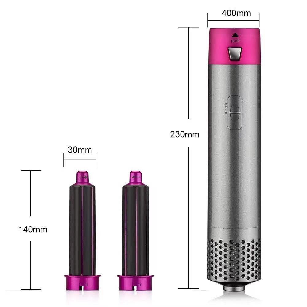 5-in-1-Heißluftkamm, automatischer Lockenstab, Lockenstab, doppelter Verwendungszweck, Haar-Styling-Haartrockner