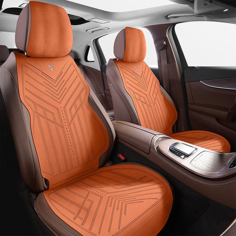 Cadillac Chevrolet Traverse Qijun Zhizai Accord Sylphy Haval Breathable Suede Semi-Surround Seat Cushion