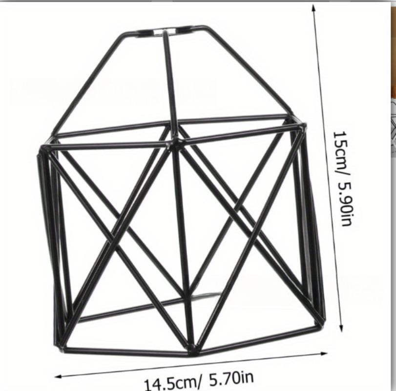 Retro DIY Iron Lampshade Light Guard Iron Bell E27 Bulb Proetctor Ceiling Hanging Lamp Cover Metal Wire Cage Industrial Style