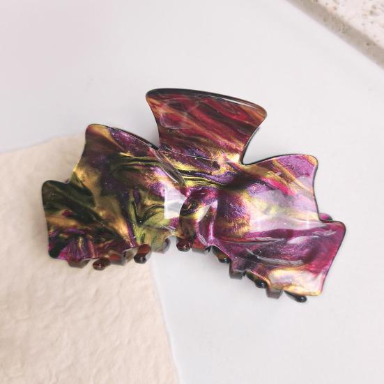 Hair Claw for Women Bowknot Shape Hair Clip Anti-slip Teeth Shark Hair Claw