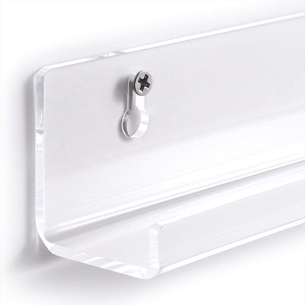 6piece Vinyl Record Display Shelf Acrylic Shelves For Home Office Organization Picture Shelf Ledge
