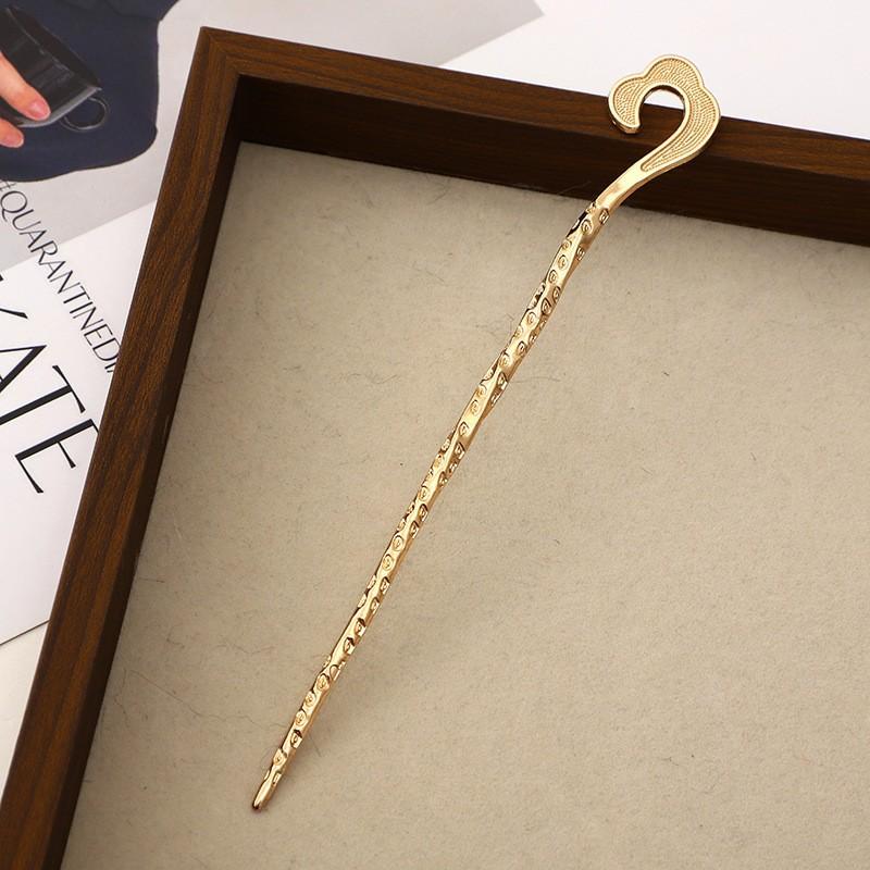 Cool Feeling New Chinese Metal Hairpin Female Simple Modern Niche Design Disc Hair Ball Head Hairpin Hairpin Headgear