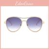 Trendy Women Oversized Square Sunglasses With Eye-catching Bling Frame For Outdoors