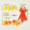 Fashion Bow Design Girls Hair Accessories Tassel Elastic Decorative Hair Clips BB Clip Sets for Holiday Decoration