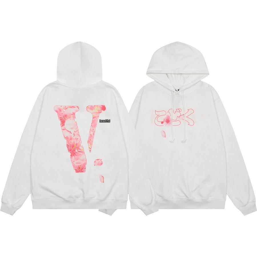 VLONE Jerry Kirschblütenblatt-Print Hoodie - Trendiges High Street Herbst/Winter Sweatshirt