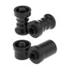 Pool Cue Joint Protector Durable 3 Threads Black Protective Cap Protect Shaft and End Replacement 1 Set Joint Pin Protector Cap