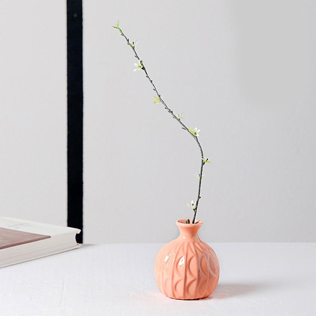 Flower Vase Nordic Decoration Ceramic Vases Home Desk Decor Flower Pot Flower Basket Simple Modern for Small Flowers