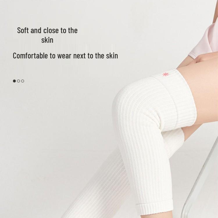 Warm Cashmere Knee Pads: Thick, Windproof Protection for Cold Legs - Perfect for Hiking & Cycling