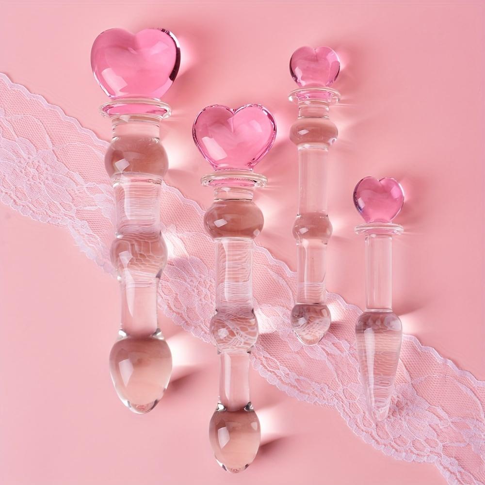 Kristallglas Dildos Sex Produkte Butt Plug Vaginale Anal Stimulation Perlen Prostata Massage für Frauen Homosexuell Anal Plug Sex Spielzeug
