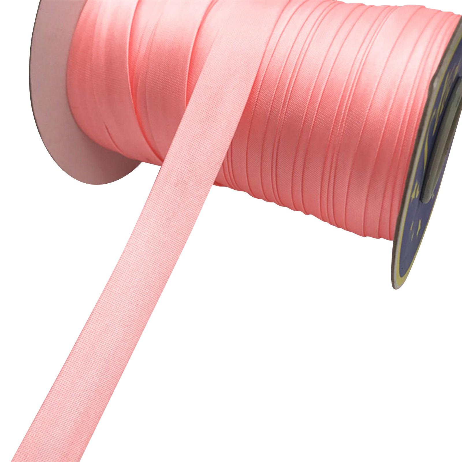 

15 мм лента для шитья по краю косая бейка шнур веревка для самостоятельного изготовления лоскутной одежды и отделки домашнего текстиля One Size розовый