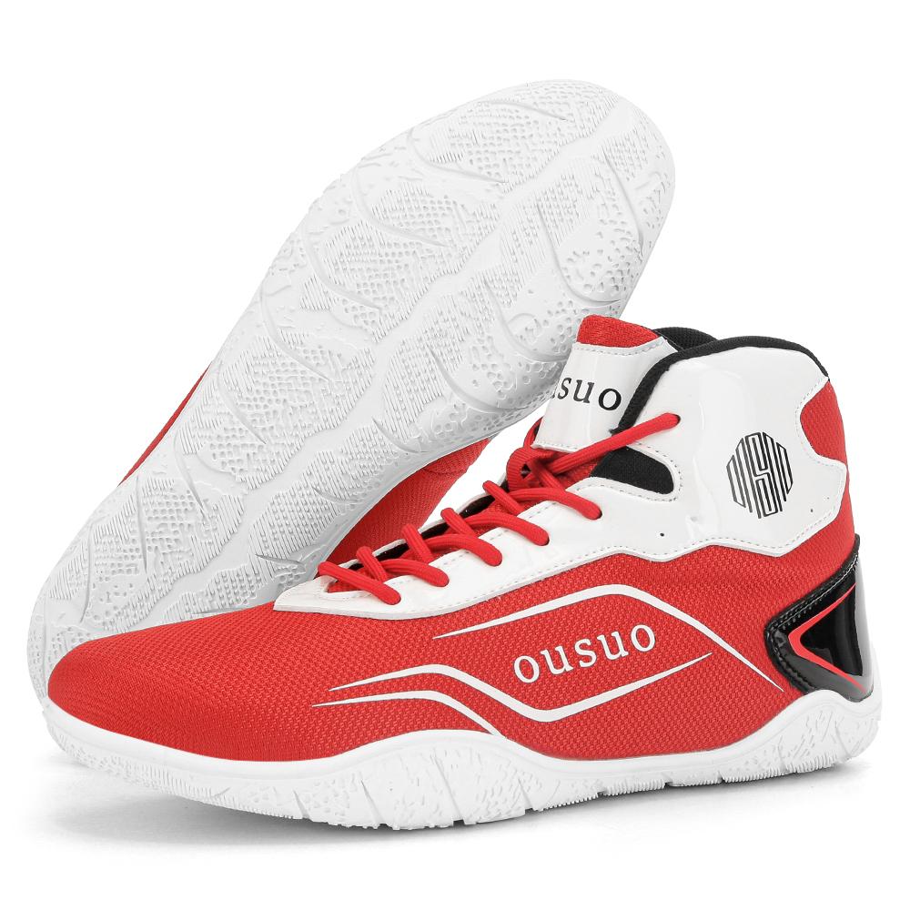 Boxing Wrestling Shoes For Men's Sports Training Featuring Large Size In Stylish Black White Gym And Male Professional Sneakers