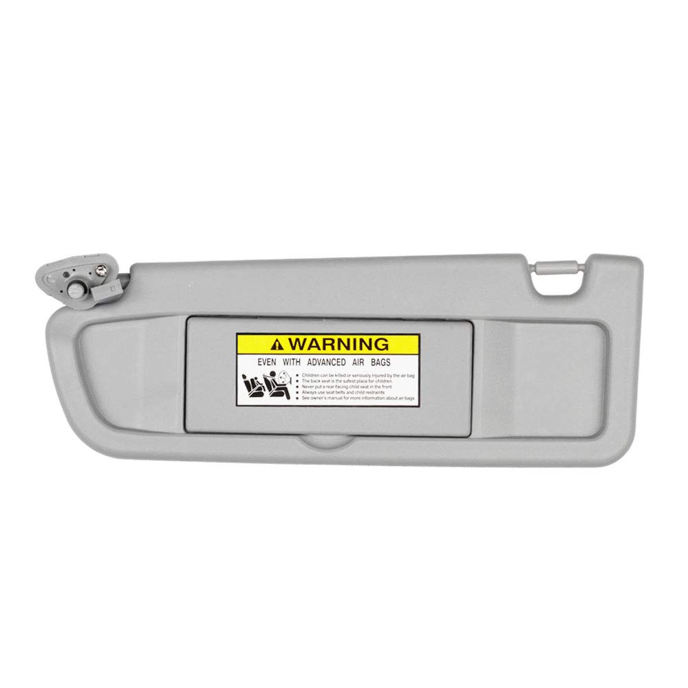 For Honda Civic 2006-2011 Grey Beige Sun Visor with Makeup Mirror 83280-SNA-A01ZC