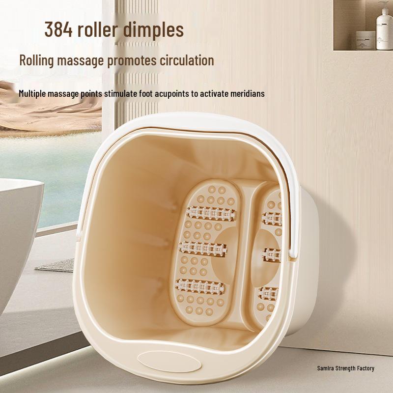 High Calf Foot Bath Basin: Deep, Thick Plastic Insulated Bucket