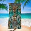 Nouvelle Serviette de Plage Bohème Séchage Rapide Serviette de Bain Douce pour Chaise de Plage Transat Bord de Piscine