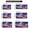 Dream Galaxy Magic Party Game Mat Durable Rubber for MTG&TCG Games 35X60cm Mouse Pad Offices Desk Mats Party Friendly Design