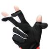 Track and field racing cold weather black x size M wear, gloves, protection, U2MYB504, red,