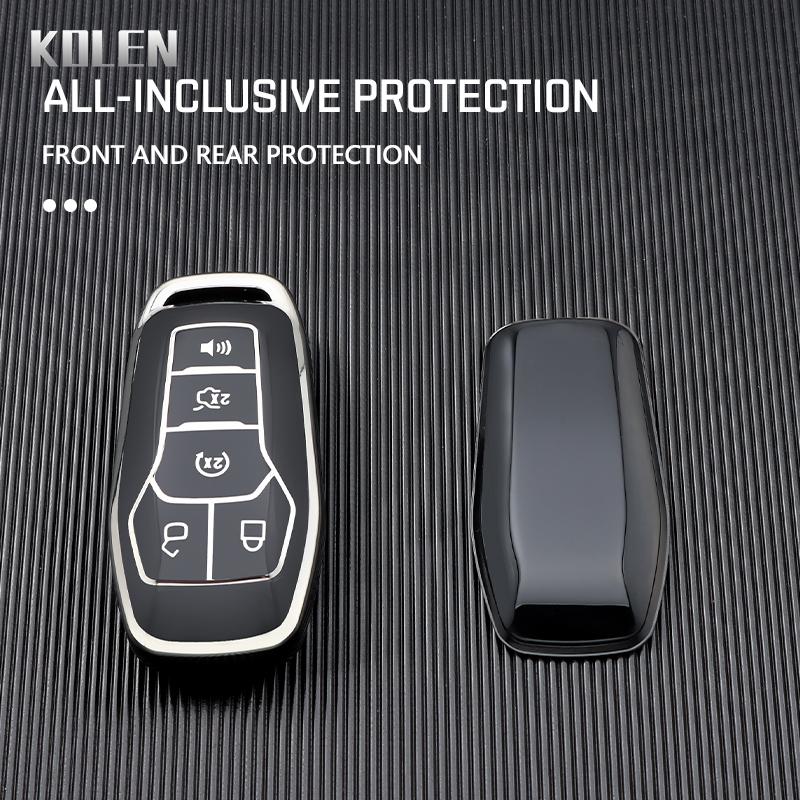 New Tpu Car Key Case Cover Shell For Ford Fusion Mondeo Mustang F-150 Explorer Edge Protect Fob Accessories