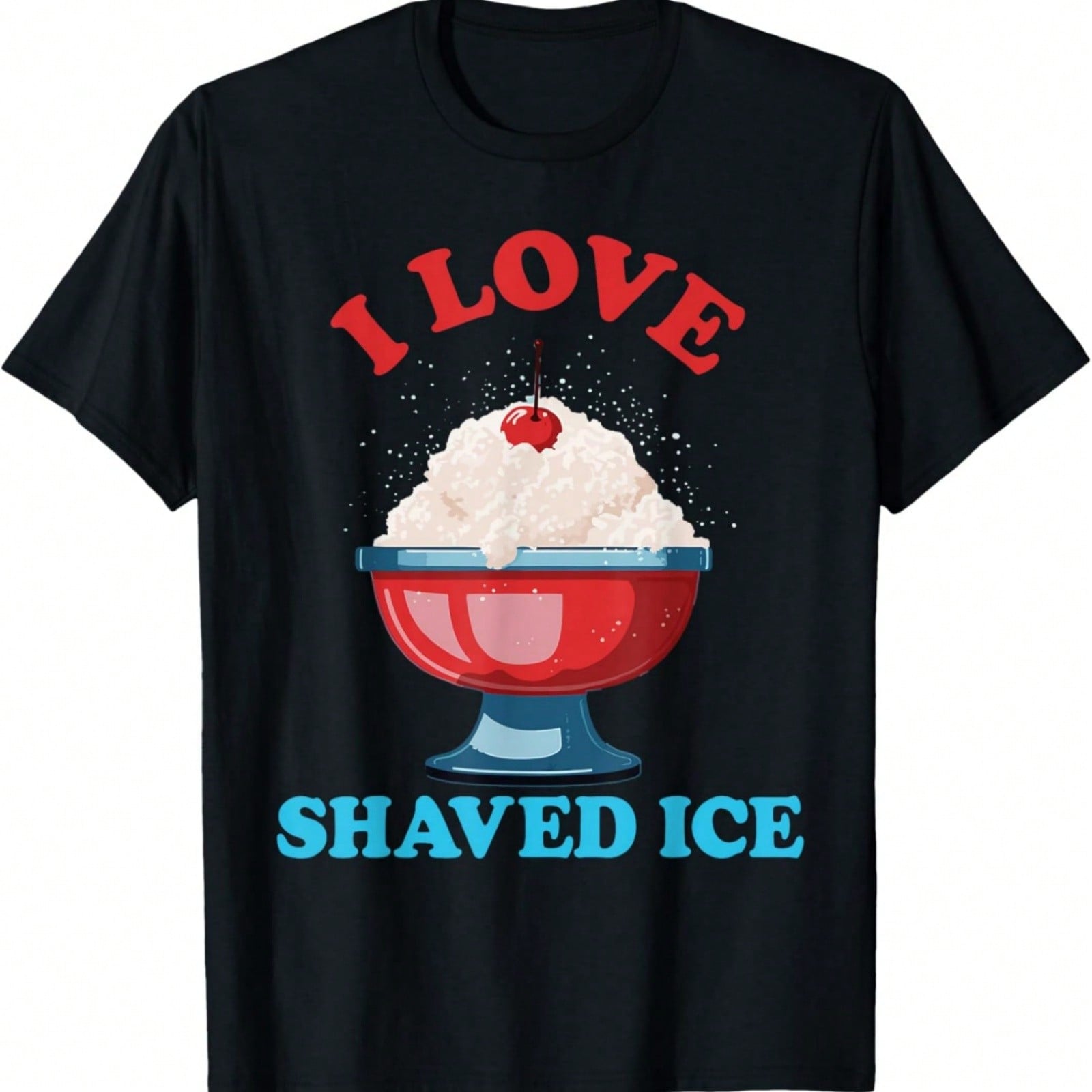 Shaved Ice T Shirt Funny Hawaiian Shave Ice Cream Snow Cone T-Shirt S разноцветный
