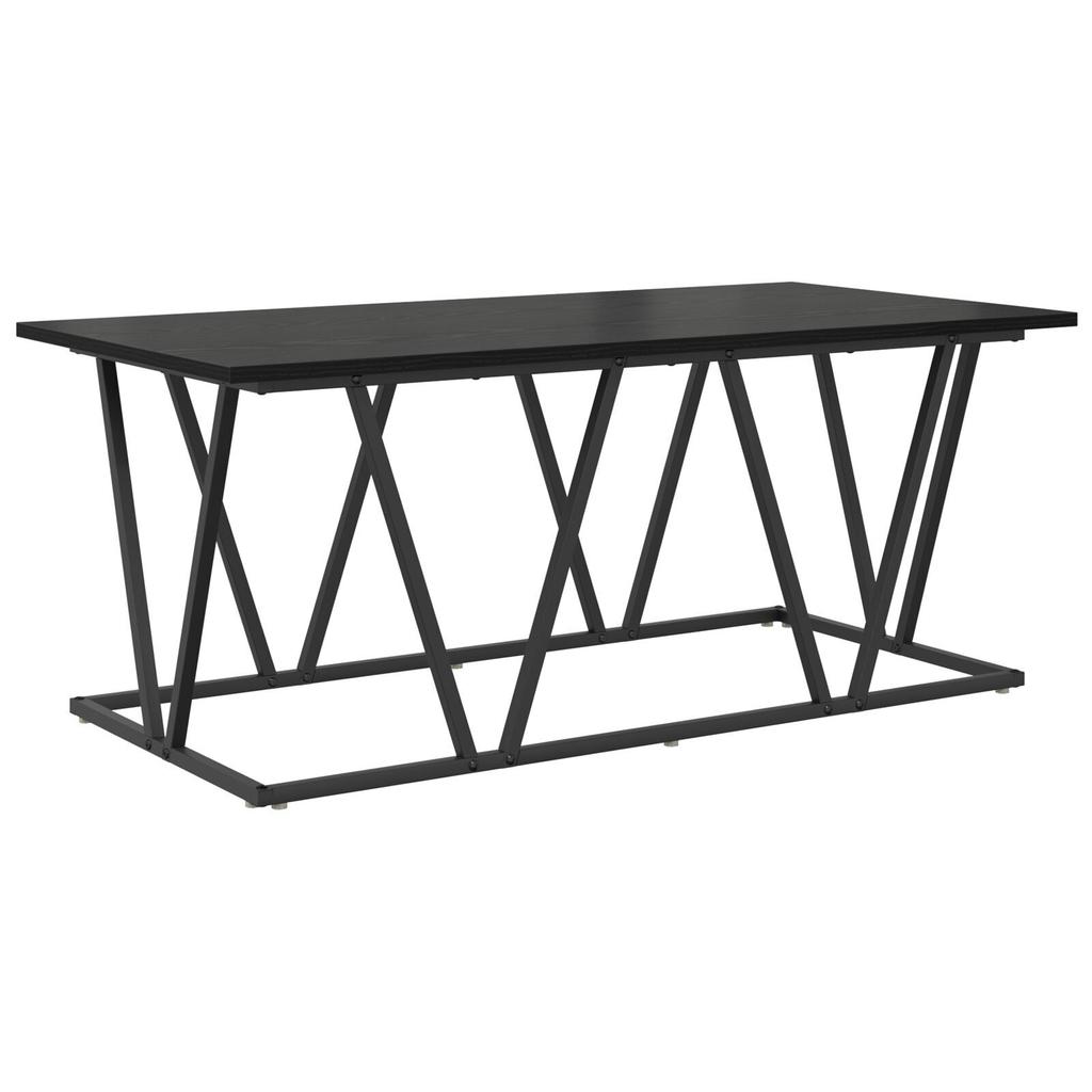 Moderner Retro-Couchtisch für das Wohnzimmer, dekorativer niedriger Tisch, 100x50x40 cm, geeignet für Balkon und Garten