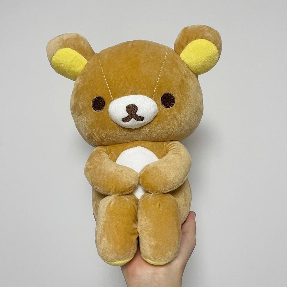 Rilakkuma Plyšová kolekce Medvídek Peluche Roztomilý Anime Medvěd Vyplněná Panenka Kawaii Dekorace Místnosti Měkké Narozeninové Vánoční Dárky